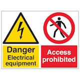 Danger Electrical Equipment/Access Prohibited