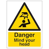 Overhead Hazard Signs