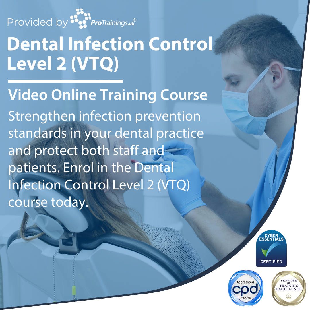 Dental Infection Control Level 2 (VTQ) Online