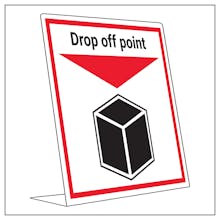 Covid Retail Desk Sign - Drop Off Point