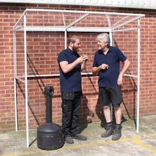 Economy Open Fronted Smoking Shelter