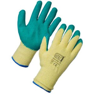 Economy Latex Gripper Gloves - Green