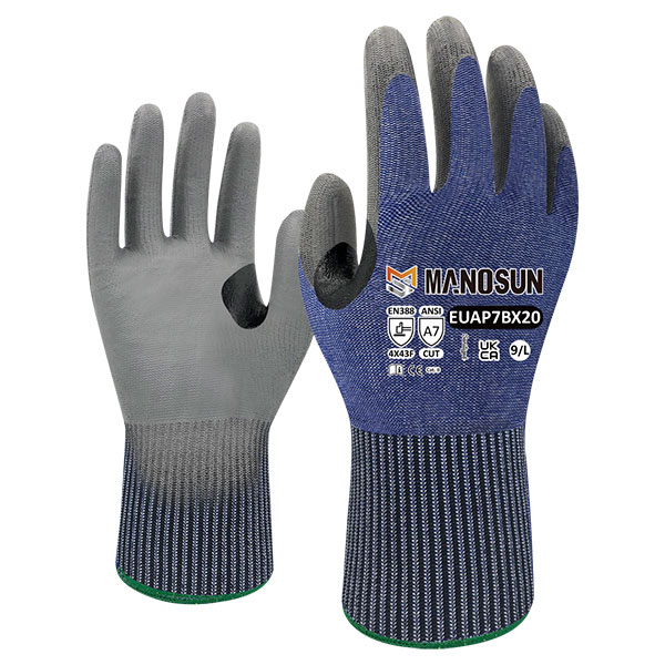 Manosun 13 Gauge Reinforced Cut F Glove