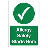 Food Safety & Preparation Signs