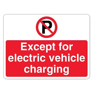 Except Electric Vehicle Charging - Prohibition 'P' - Landscape