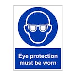 Removable Vinyl PPE Signs