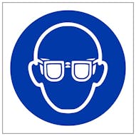 Eco-Friendly Eye Protection Symbol