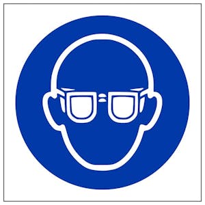 Eco-Friendly Eye Protection Symbol