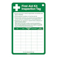 First Aid Kit Inspection Tags