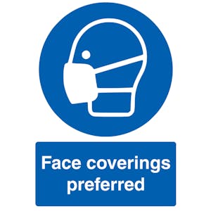 Face Coverings Preferred
