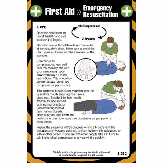 First Aid Pocket Guide - Resuscitation | EurekaDirect