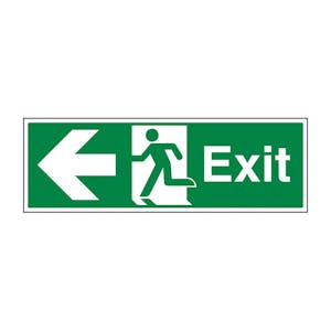 Removable Vinyl Exit Signs