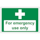 First Aid For Emergency Use Only