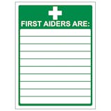 First Aider Signs