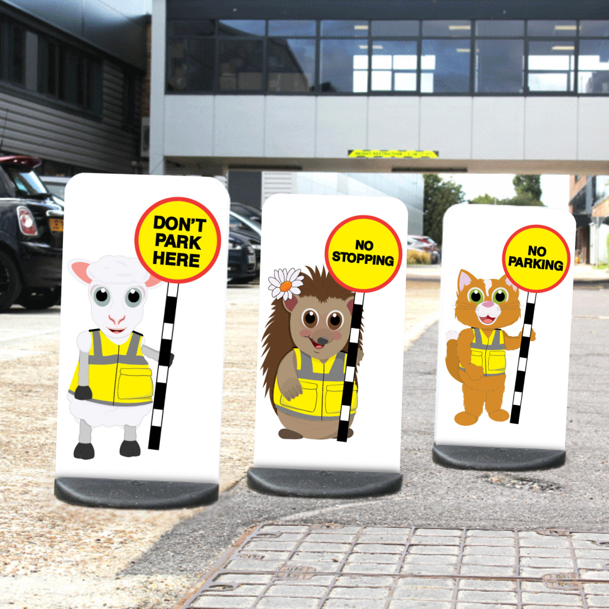 Animal Character Road Safety Signs | Flat Panel Signs