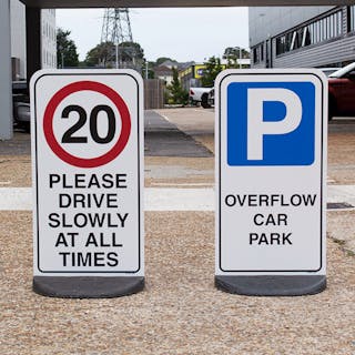 Traffic & Parking Freestanding Signs