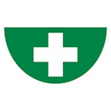 First Aid - Temporary Floor Sticker