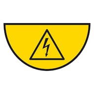 Electrical Hazard - Temporary Floor Sticker