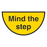 Mind The Step - Temporary Floor Sticker