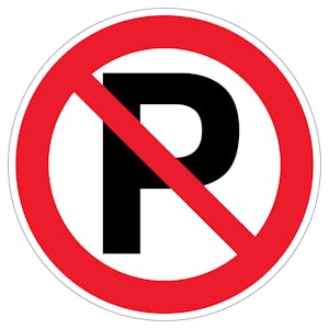 No Parking - Anti-Slip Floor Sign