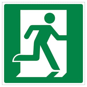 Running Man Right Logo - Anti-Slip Floor Sign