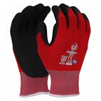 UCI Adept Red Anti-Viral Nitrile Palm Coated Gloves