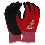 UCI Adept Red Anti-Viral Nitrile Palm Gloves