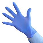 Safetouch Powder Free Blue Nitrile Gloves