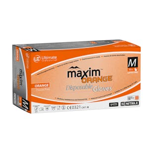 UCI DG-Maxim™-OR Orange Powder Free Nitrile Gloves