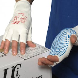 UCI Nylon Fingerless Dotted Glove