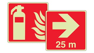 GloReflect Fire Equipment Signs