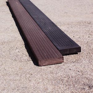 Recycled Plastic Grooved Decking