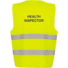 Hi-Vis Vest - Health Inspector