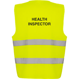 Hi-Vis Vest - Health Inspector