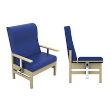 High-Back Bariatric Chair with Drop Arms