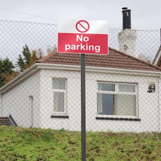 Square Sign Posts with Fixing Clips