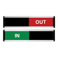 In/Out Sliding Door Sign