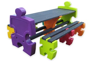 Jigsaw Table & Bench Set