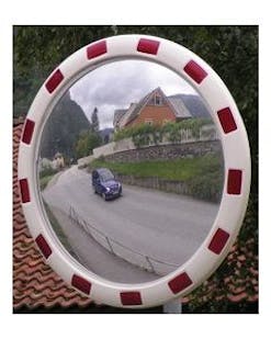 Key Secure Circular Traffic Mirrors
