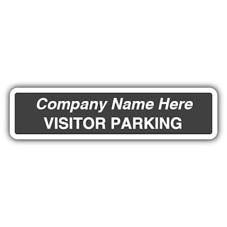 Custom Wording - Visitor Parking - Kerb Sign