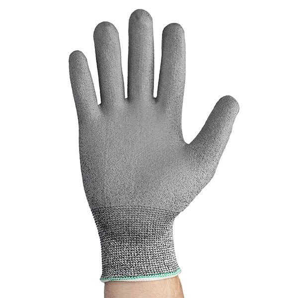 UCI Kutlass PU300 Schnittfeste Handschuhe - Grau, Größe L, Mit PU-Beschichtung Für Optimalen Schutz