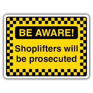 Theft & Vandalism Signs