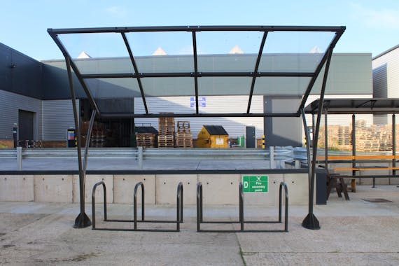 Cycle Shelter | Harby Highline with Steel Roof
