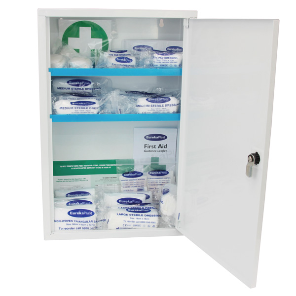 HSE Compliant Locking First Aid Cabinets | EurekaDirect