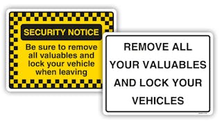 Lock Your Vehicle