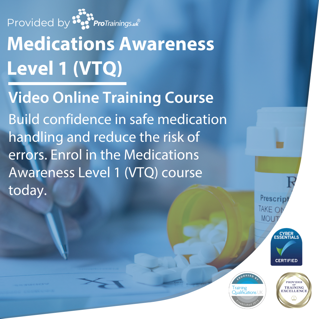 Medications Awareness Level 1 (VTQ) Online