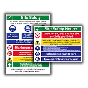 Site Safety Signs