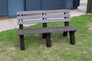 Park Bench With Back