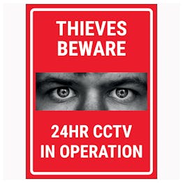 Criminals Beware 24HR CCTV In Operation Red