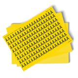 Yellow A-Z Letter Packs - 18mm Character Height